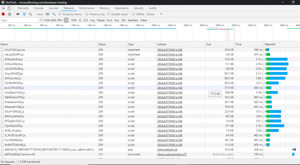 Screenshot of Chrome Inspect Element